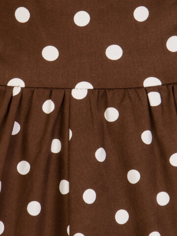 Výnimočný darček od Dedoles Retro pin up šaty Biele bodky